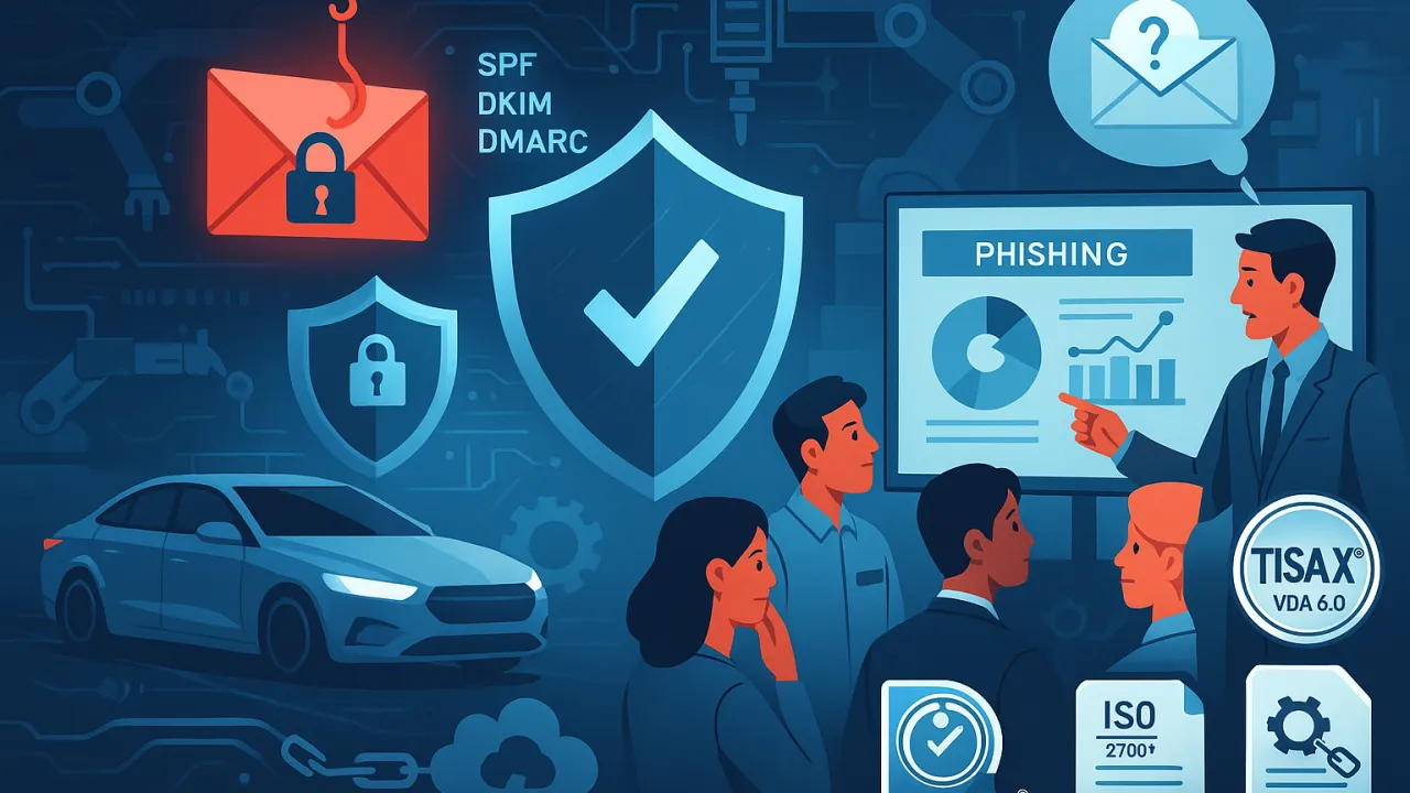 Phishing e TISAX®: Protegendo sua organização